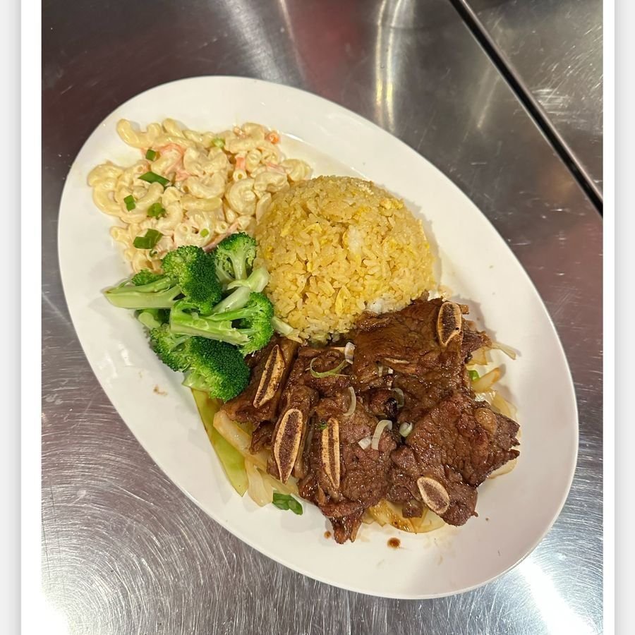 BBQ short rib plate